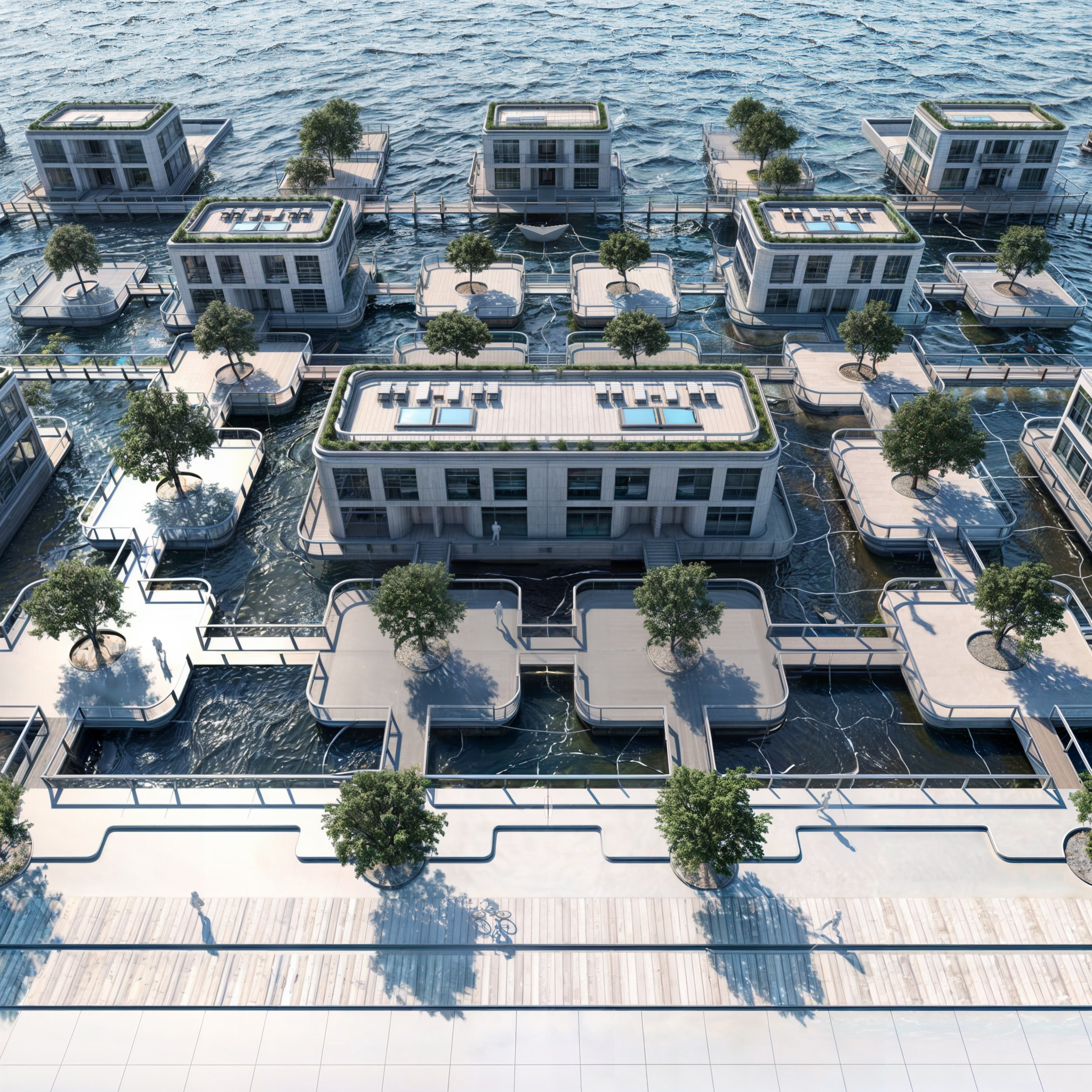 Origami – a Modular System of Floating Houses